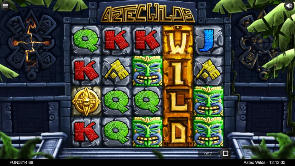 Обзор в видеослот (автомата) AZTEC WILDS