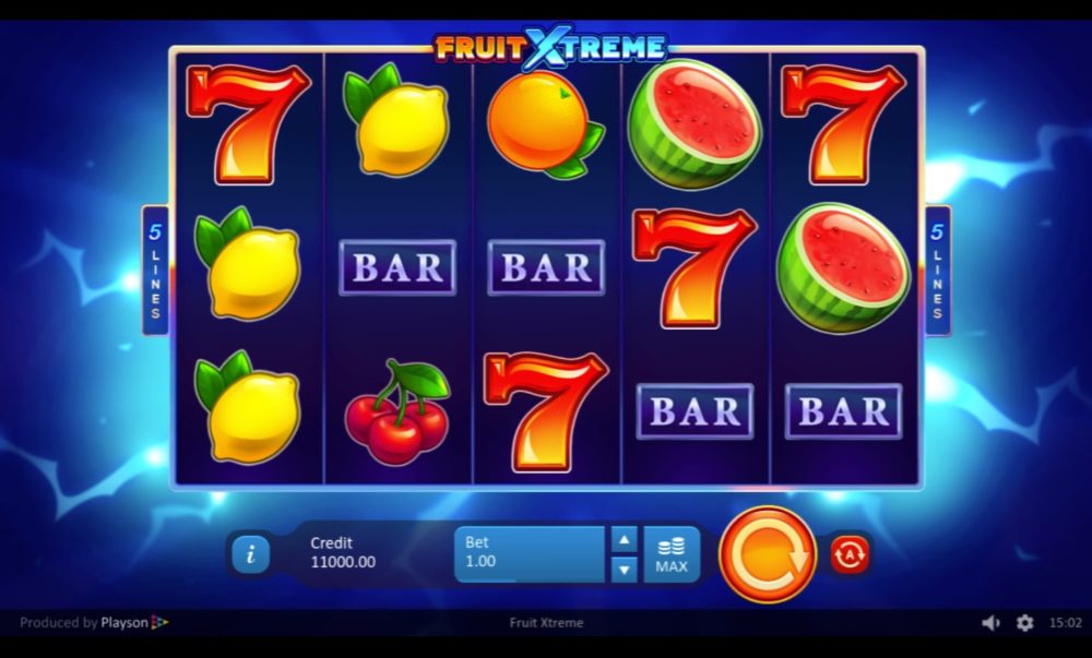 Играть в слот Fruit Xtreme онлайн на гривны