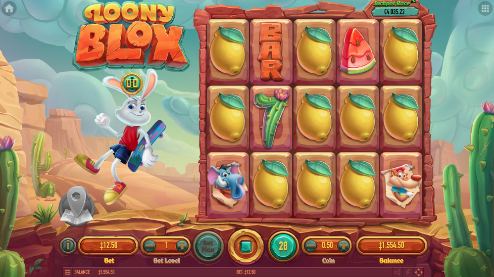 Играть в видео-слот Loony Blox онлайн на гривны Ukrcasino