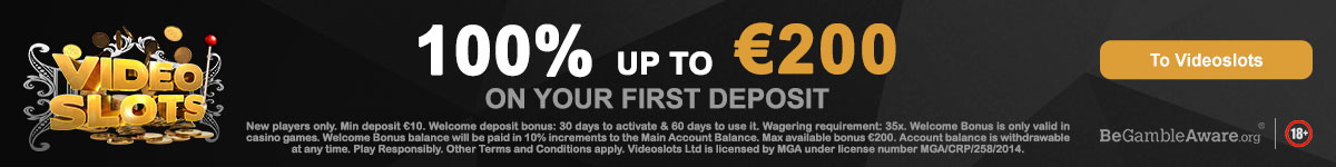 Играть в Videoslots, полный обзор от Ukrcasino