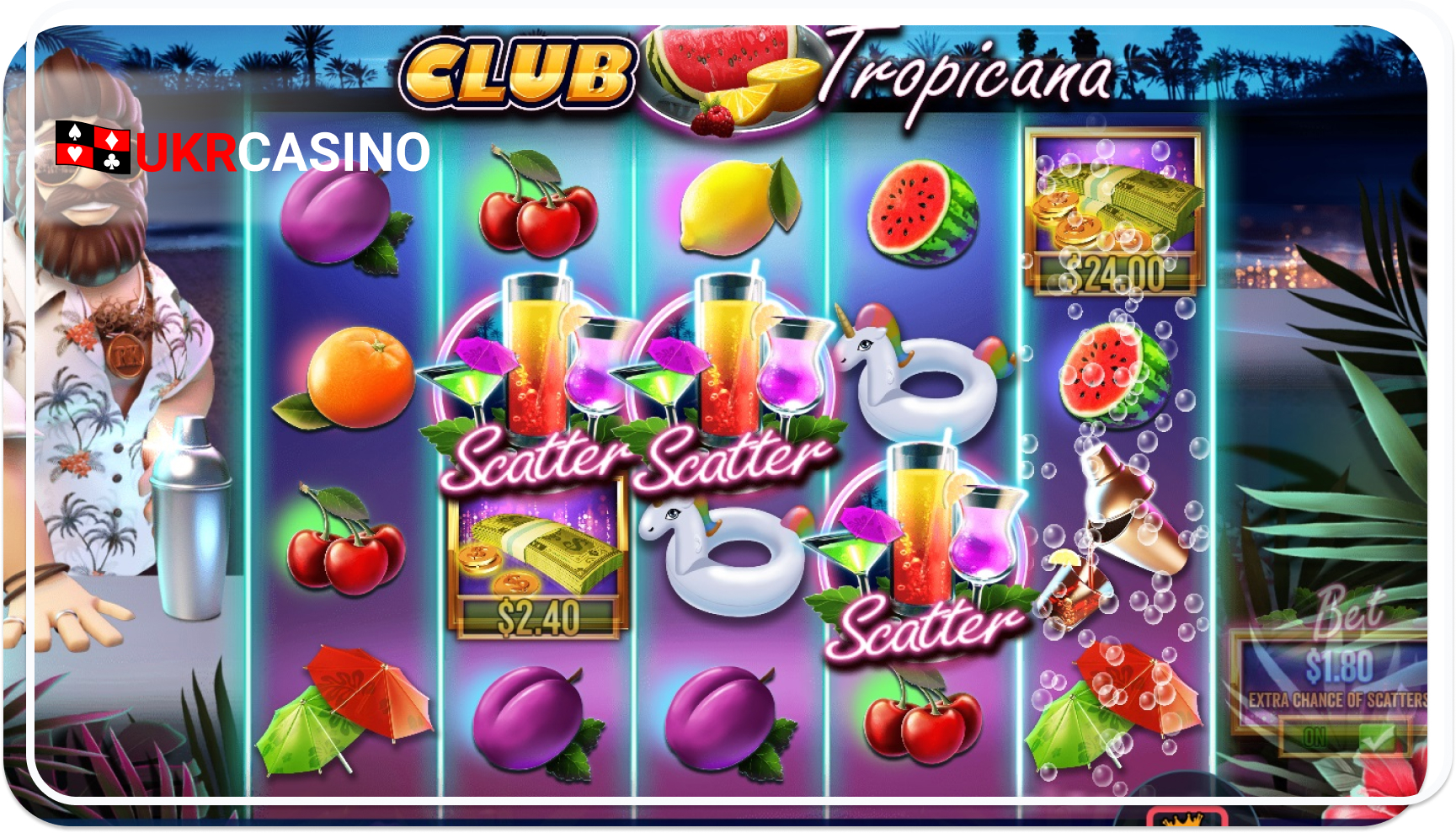 Club Tropicana - Pragmatic Play bonus