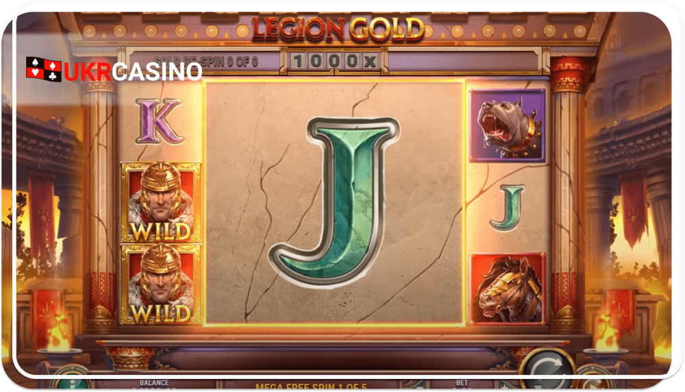 Legion Gold - Play'n GO bonus
