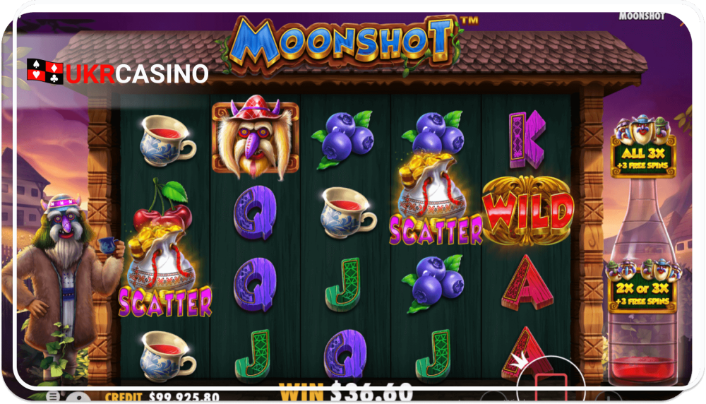 Moonshot - Pragmatic Play bonus