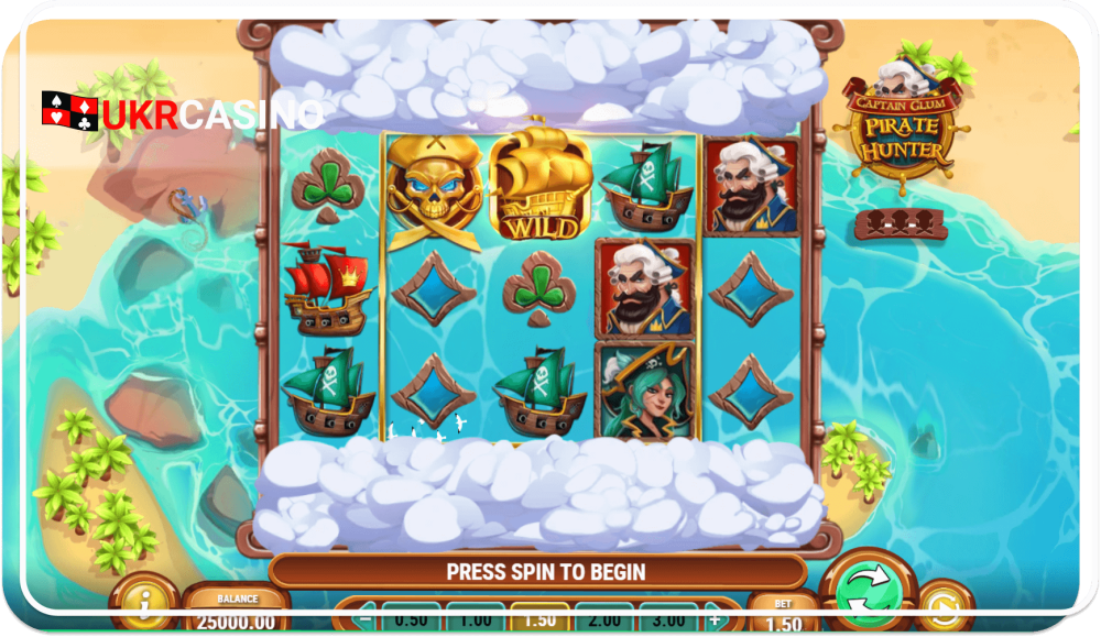 Captain Glum Pirate Hunter - Play'n GO slot