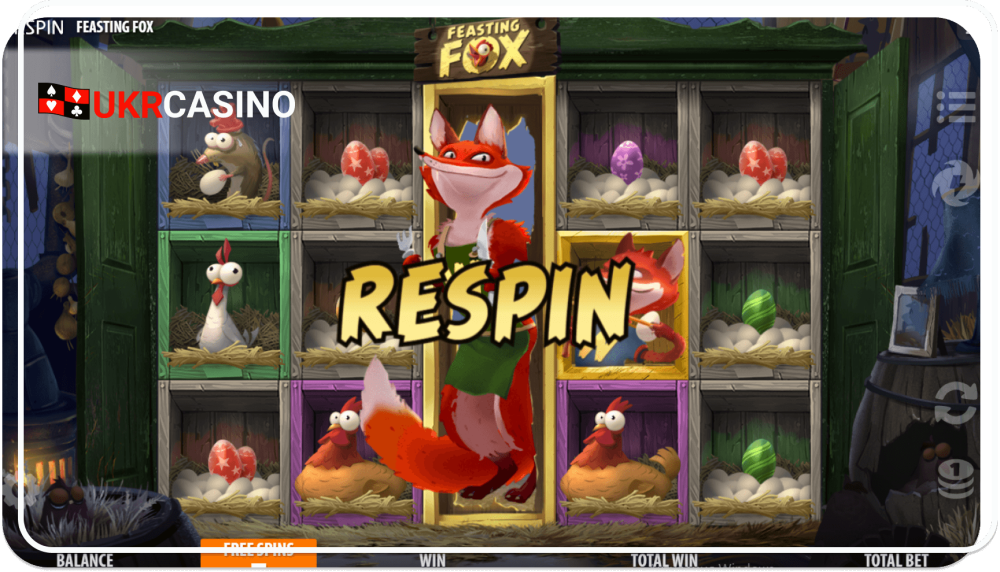 Feasting Fox - Quickspin bonus